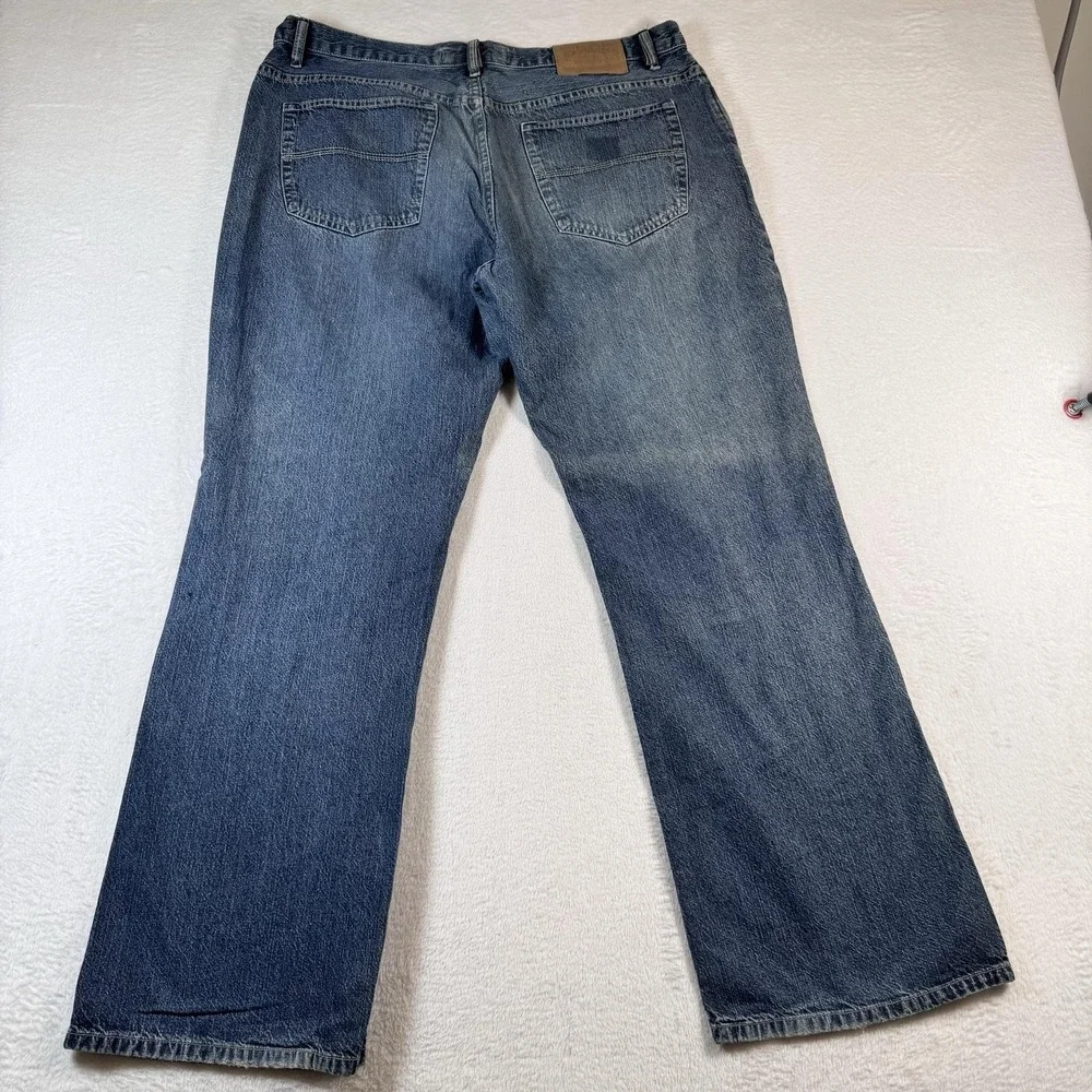 Express Boot Cut Jeans Mens 36x30 Blue Medium Wash Relaxed Bootcut